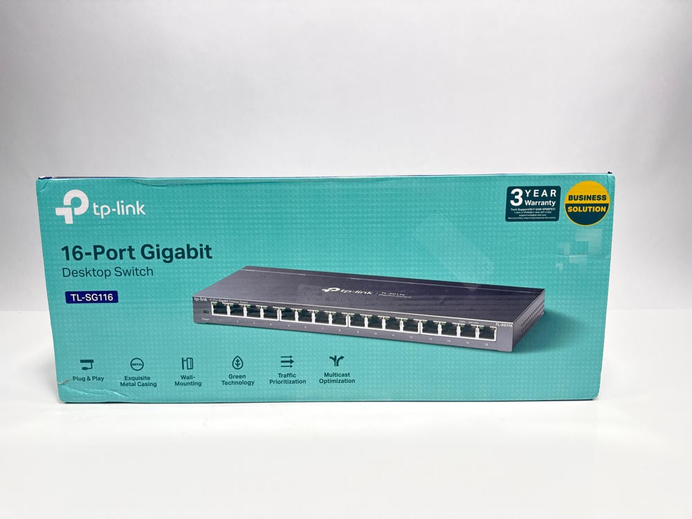 TP-Link TL-SG116 16-Port Gigabit Ethernet Desktop Network Switch