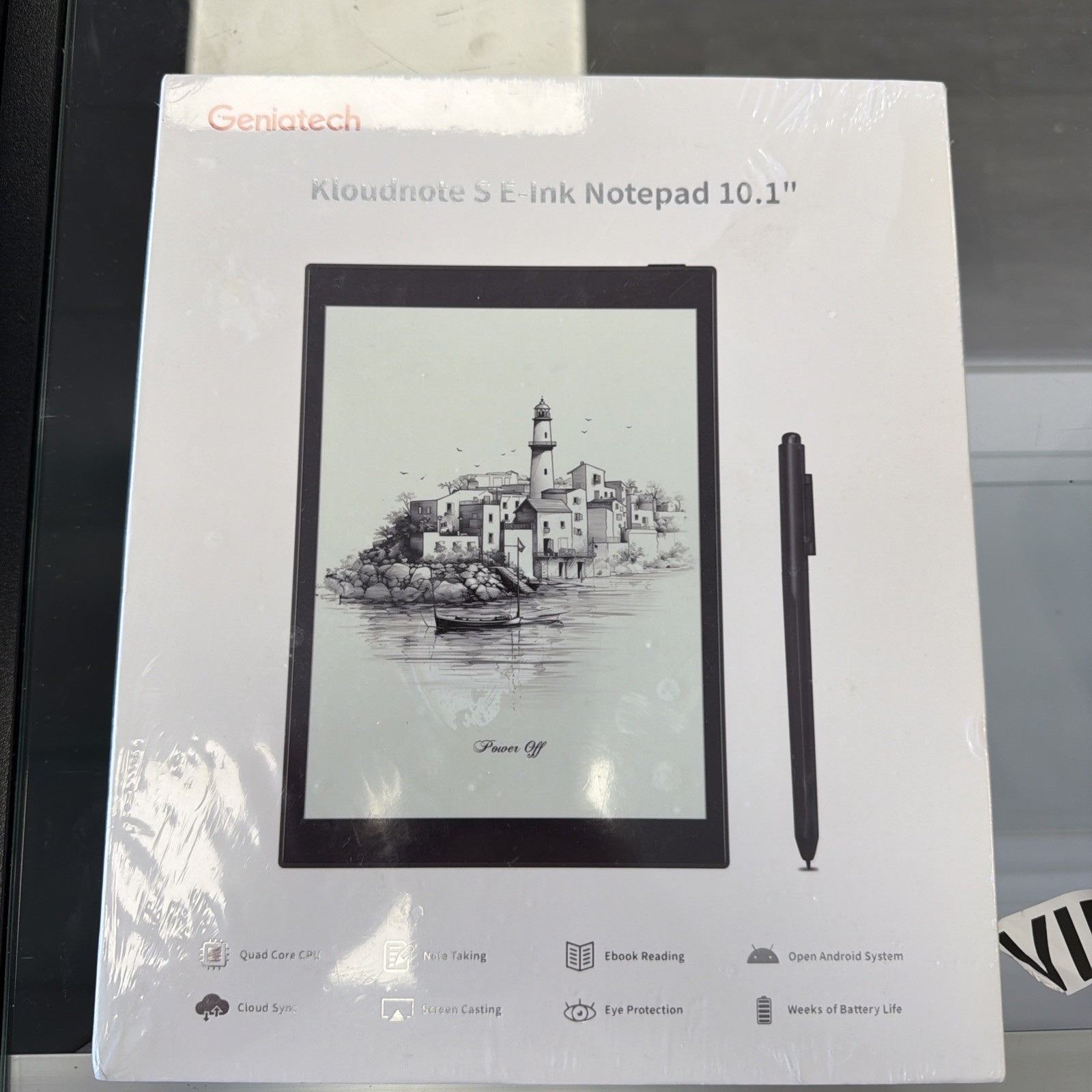 Geniatech Kloudnote S E-Ink Notepad 10.1" Digital Android BRAND-NEW SEALED 