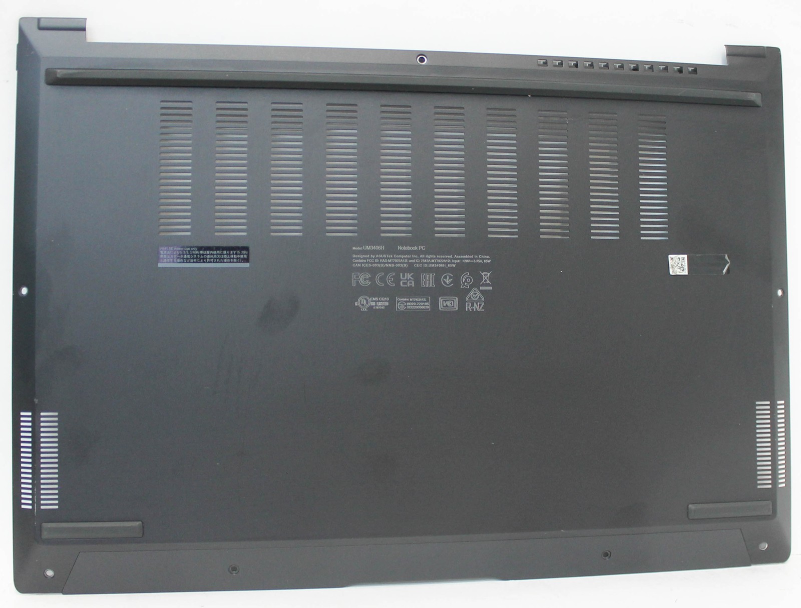 90NB1271-R7DM10-B ASUS BOTTOM BASE COVER ZENBOOK UM3406HA-WS74T GRADE B