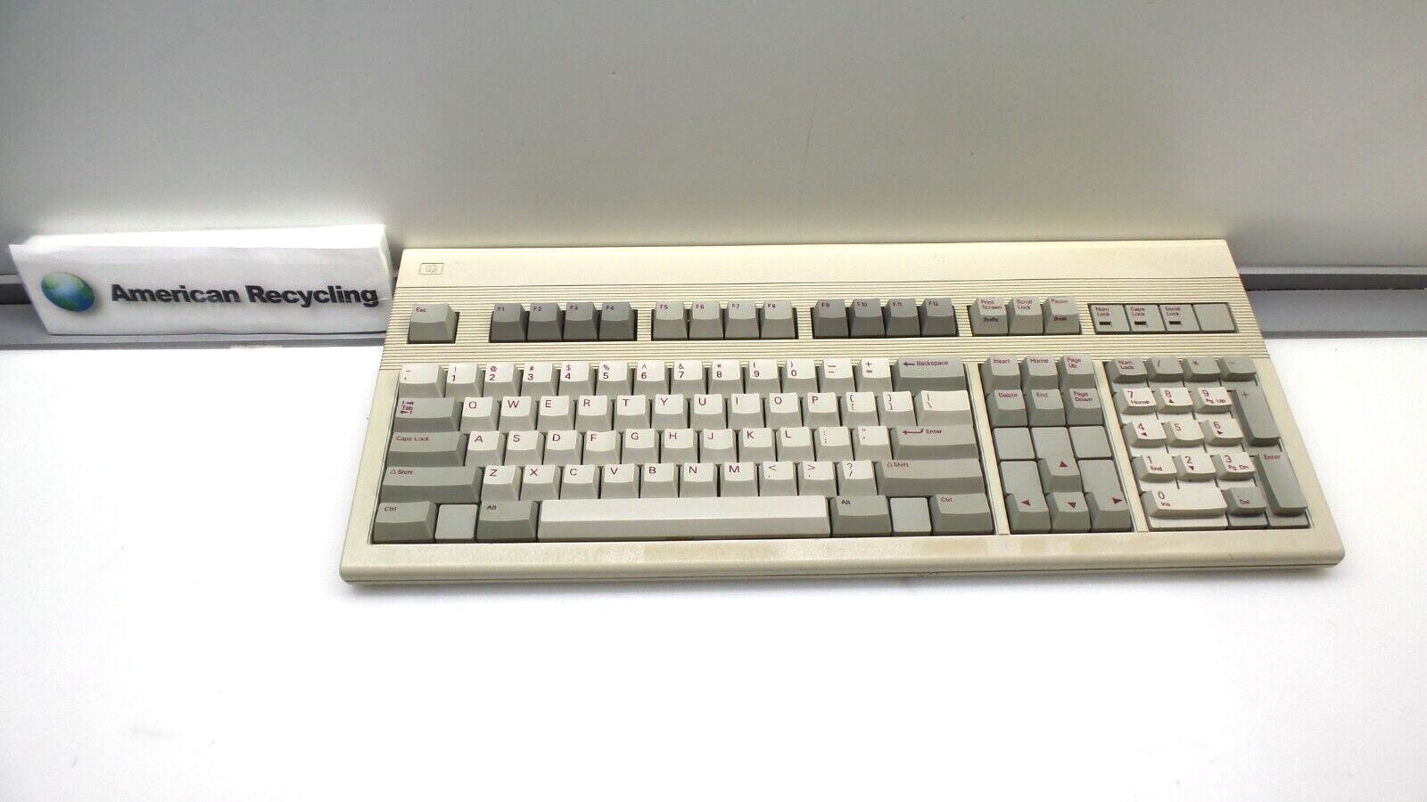 Vintage Hewlett Packard HP C1405A #ABA Keyboard -NO CABLE -Working
