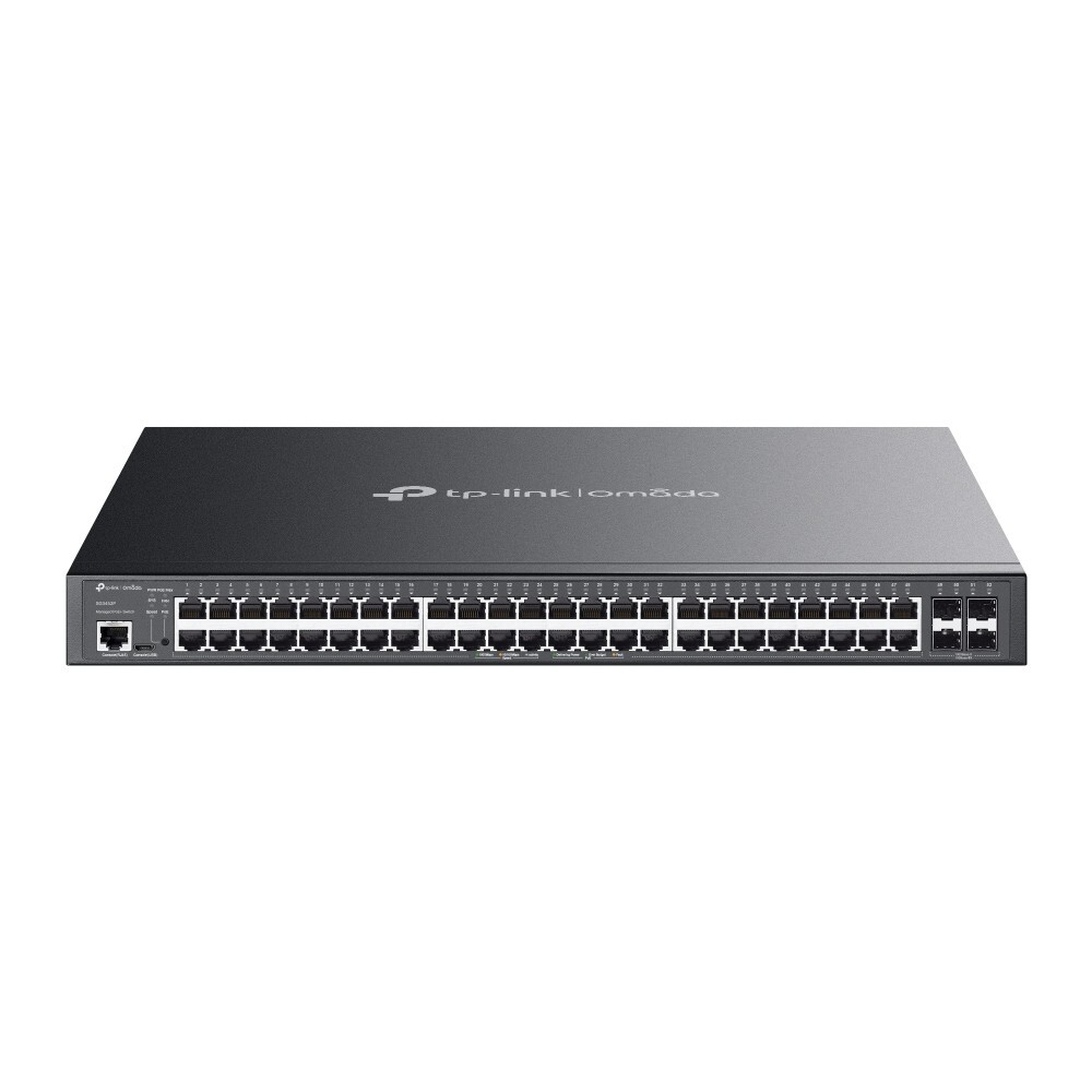 TP-Link SG3452P | Omada 52-Port Gigabit L2+ Managed Switch | 48* PoE+ | 4* SFP