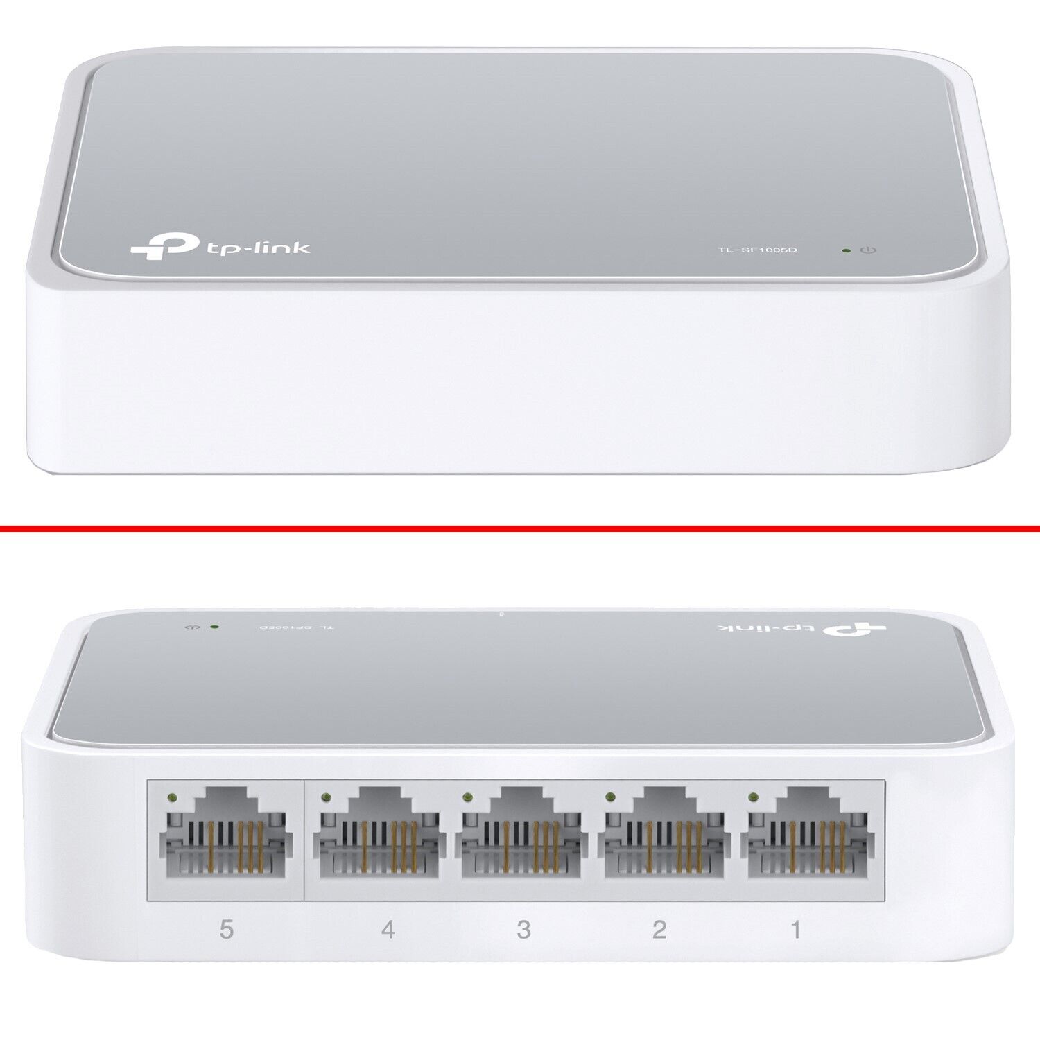 TP-Link 5-Port 10/100Mbps Fast Ethernet Network Switch Desktop Hub Adapter RJ45