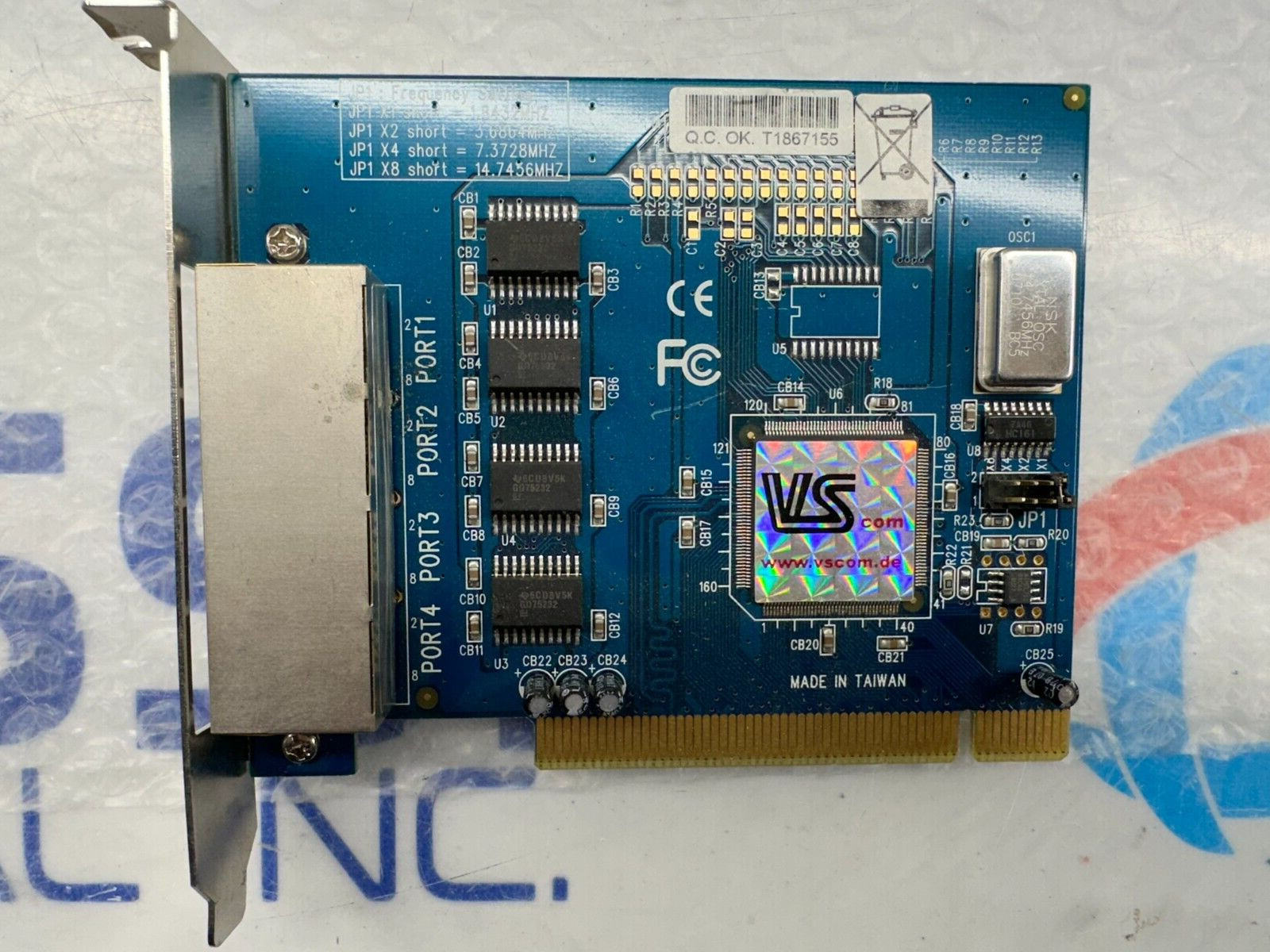 BYTE RUNNER VSCOM PCI-400 4-PORT RJ-45 SERIAL ADAPTER