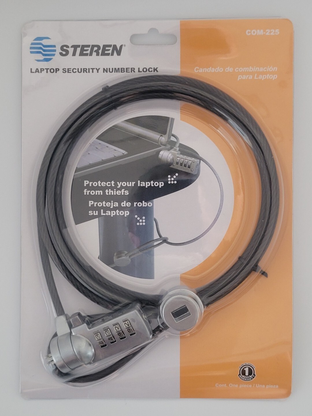 5 Pack Steren Combination Padlock for Laptops Dell Sony Acer Apple Mac