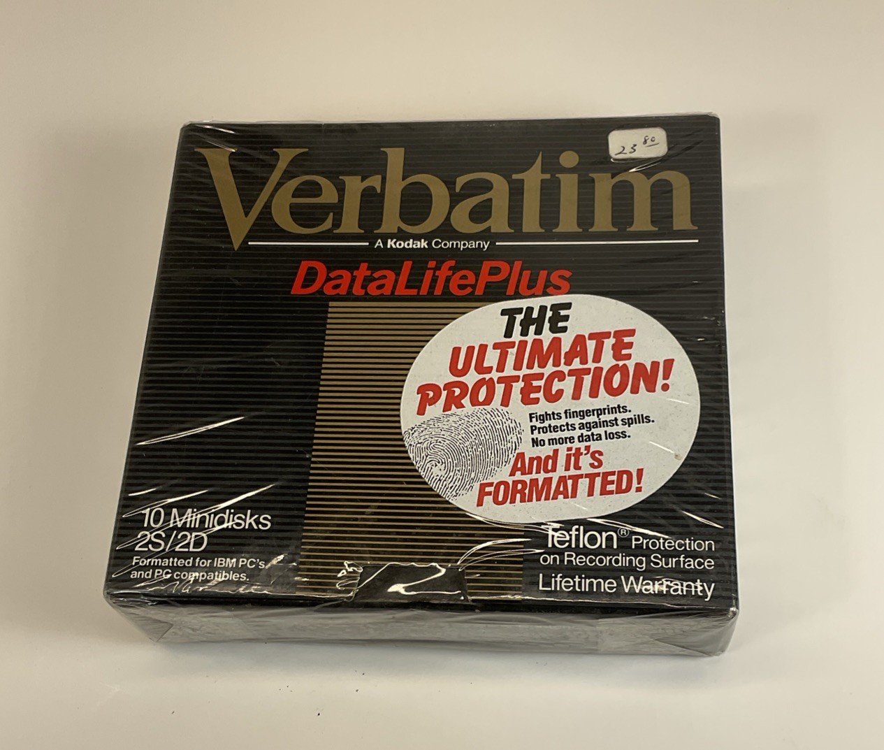 Verbatim Minidisk 10-Pack 2S/2D IBM Compatible PC  Sealed