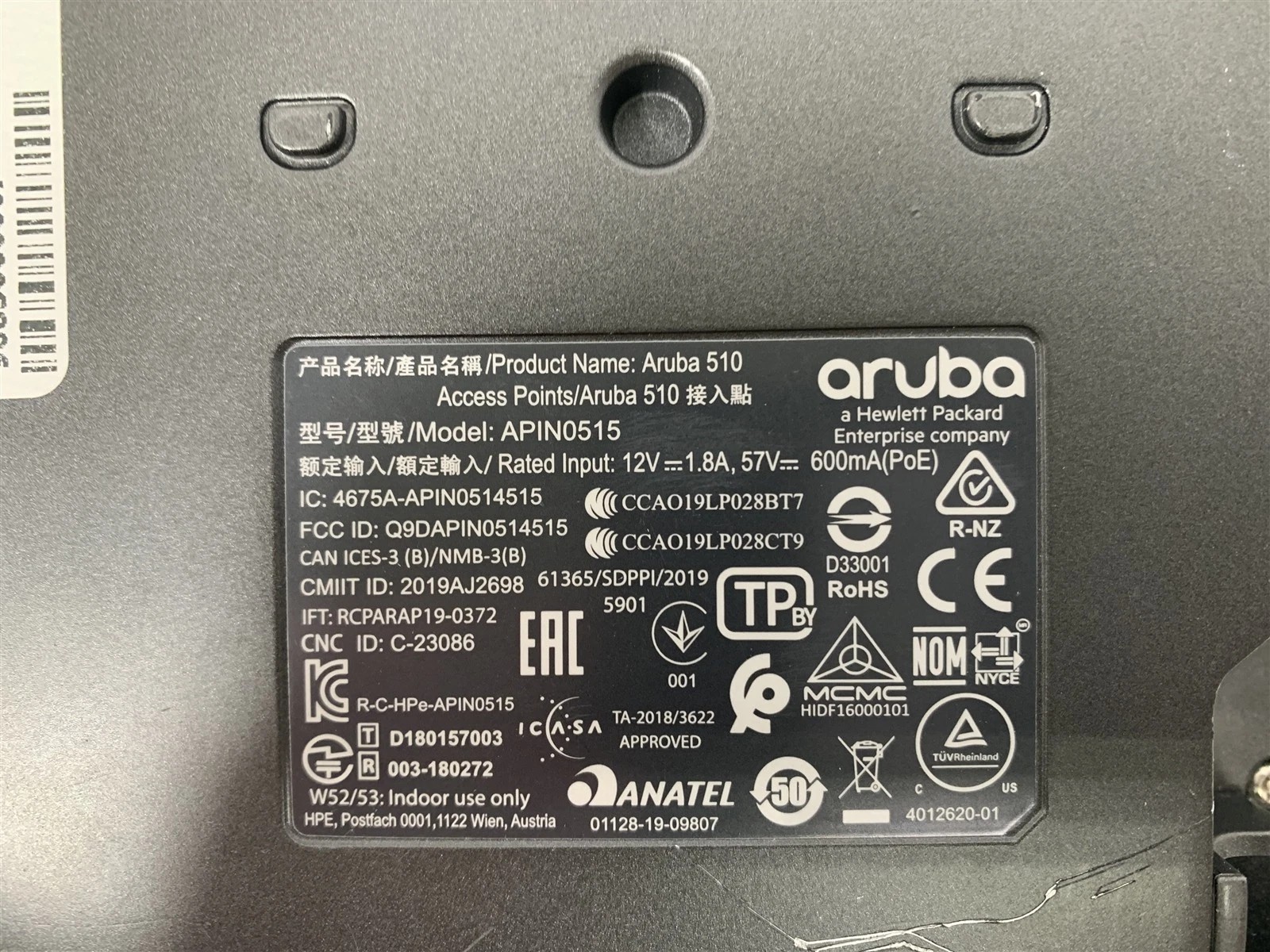 HP Aruba  Wifi 6 AP AP-635, AP-555, AP-535, AP-515 Various models