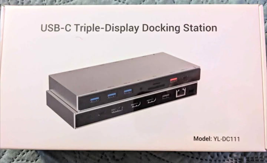 TOTU USB-C Triple Display Docking Station HDMI DP RJ45 USB3.0 Factory Sealed