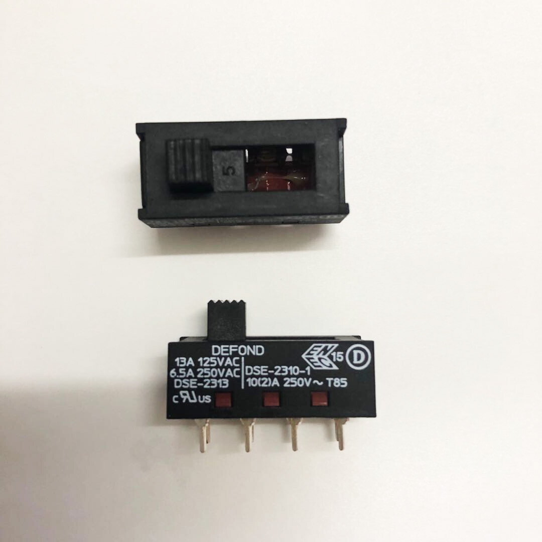 2PCS NEW DEFOND DSE-2310 10A 250V~T85 3 Position Toggle Switch