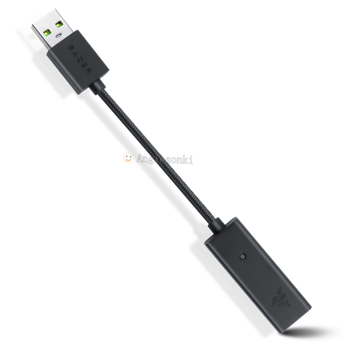 USB To 3.5mm Audio Adapter for Razer 7.1 V2 THX BlackShark Headset Sound Card 