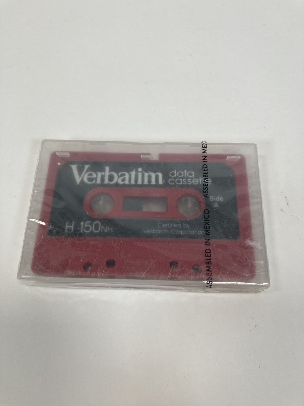 Verbatim Data Cassette T 150H T150H NEW Sealed Blank  *Red*