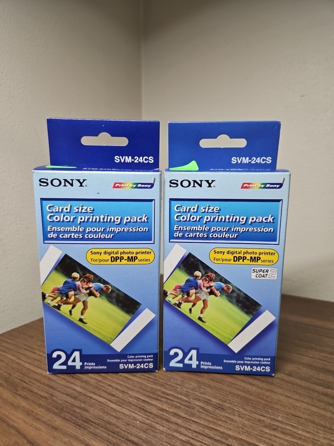 2 BOXES Sony SVM-24CS Print Pack for Sony DPP-MP Printer New.