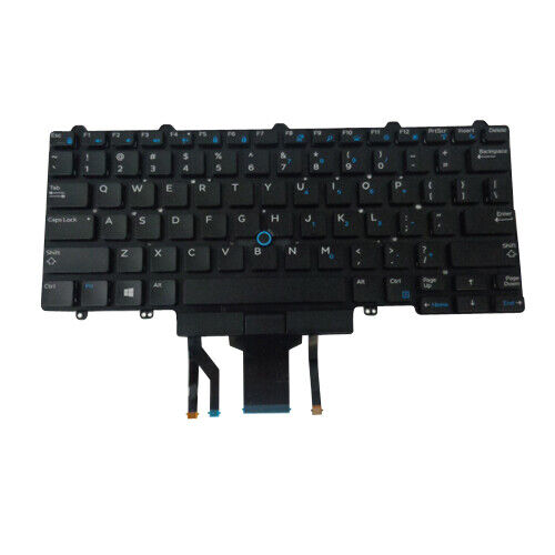 Dell Latitude 5480 5490 7480 US Backlit Keyboard D19TR
