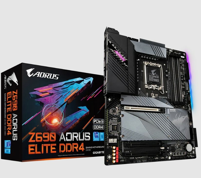 Gigabyte Z690 AORUS ELITE DDR4 Motherboard CPU LGA1700 Intel HDMI DP 2.5GbE LAN