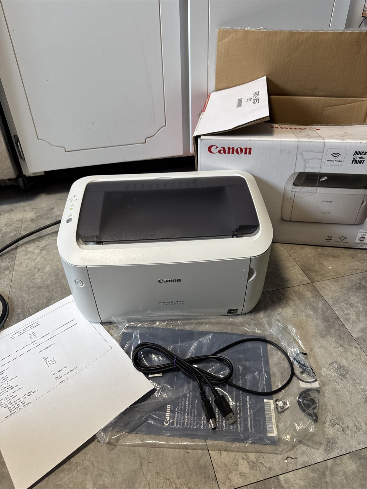 Canon Image Class LBP6030w F166400 Wireless Monochrome Laser Printer