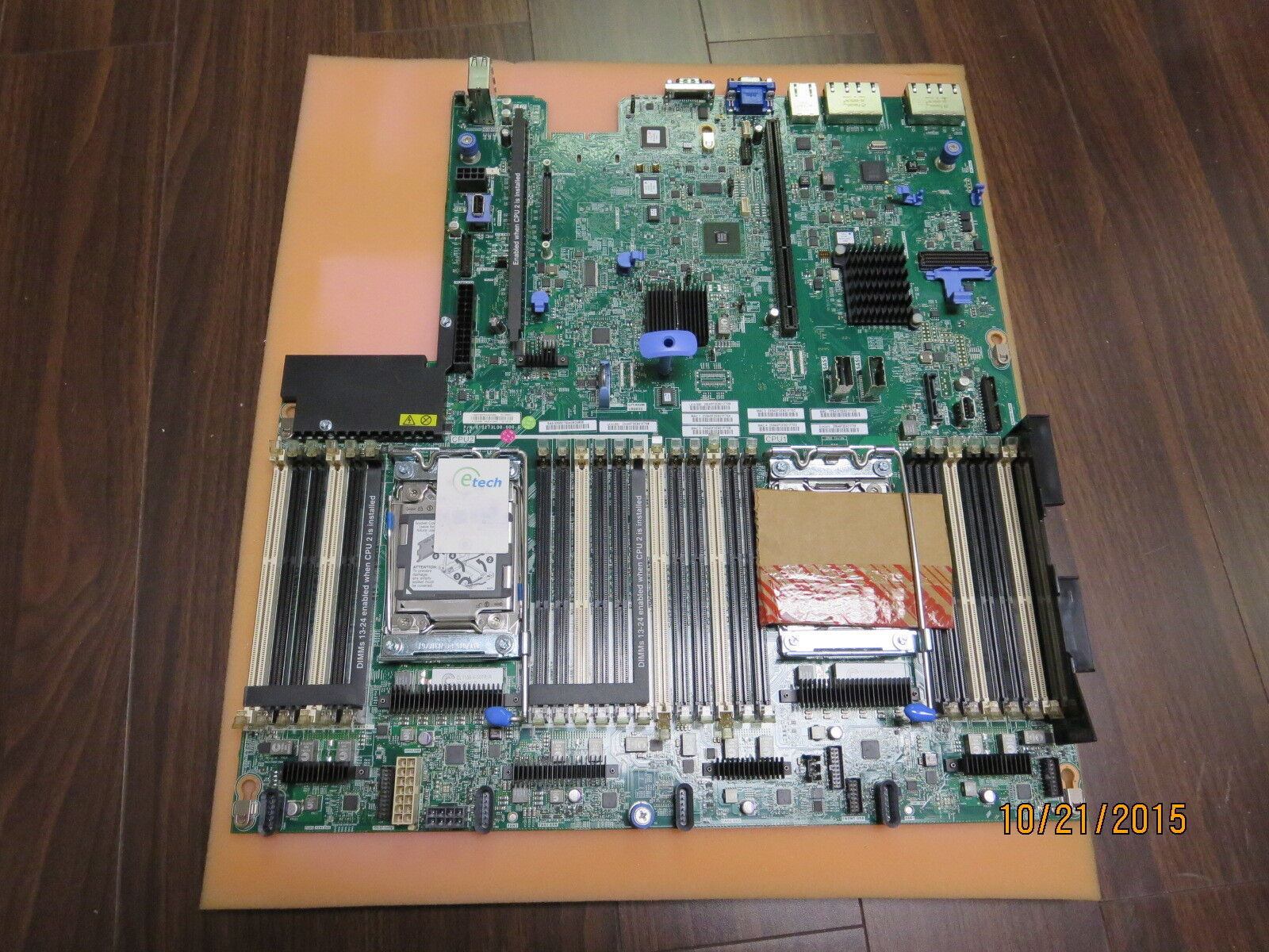 00W2671, 00Y8457, 00Y8499, 00D2888 - IBM System x3650M4 7915 System Board