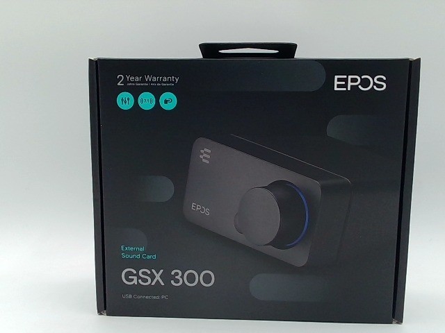 EPOS GSX 300 USB Connected: PC External Sound Card Black