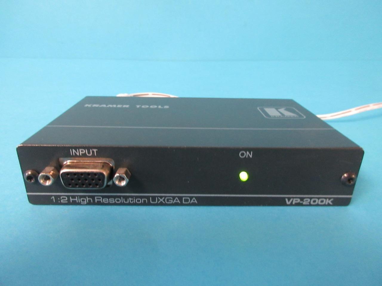 Kramer Tools 1:2 High Resolution Audio Distribution  Amplifier UXGA DA VP-200K