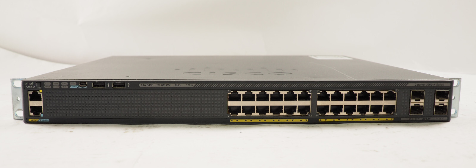 Cisco Catalyst WS-C2960X-24PS-L V02 24 GigE PoE+ 370W Ethernet Switch