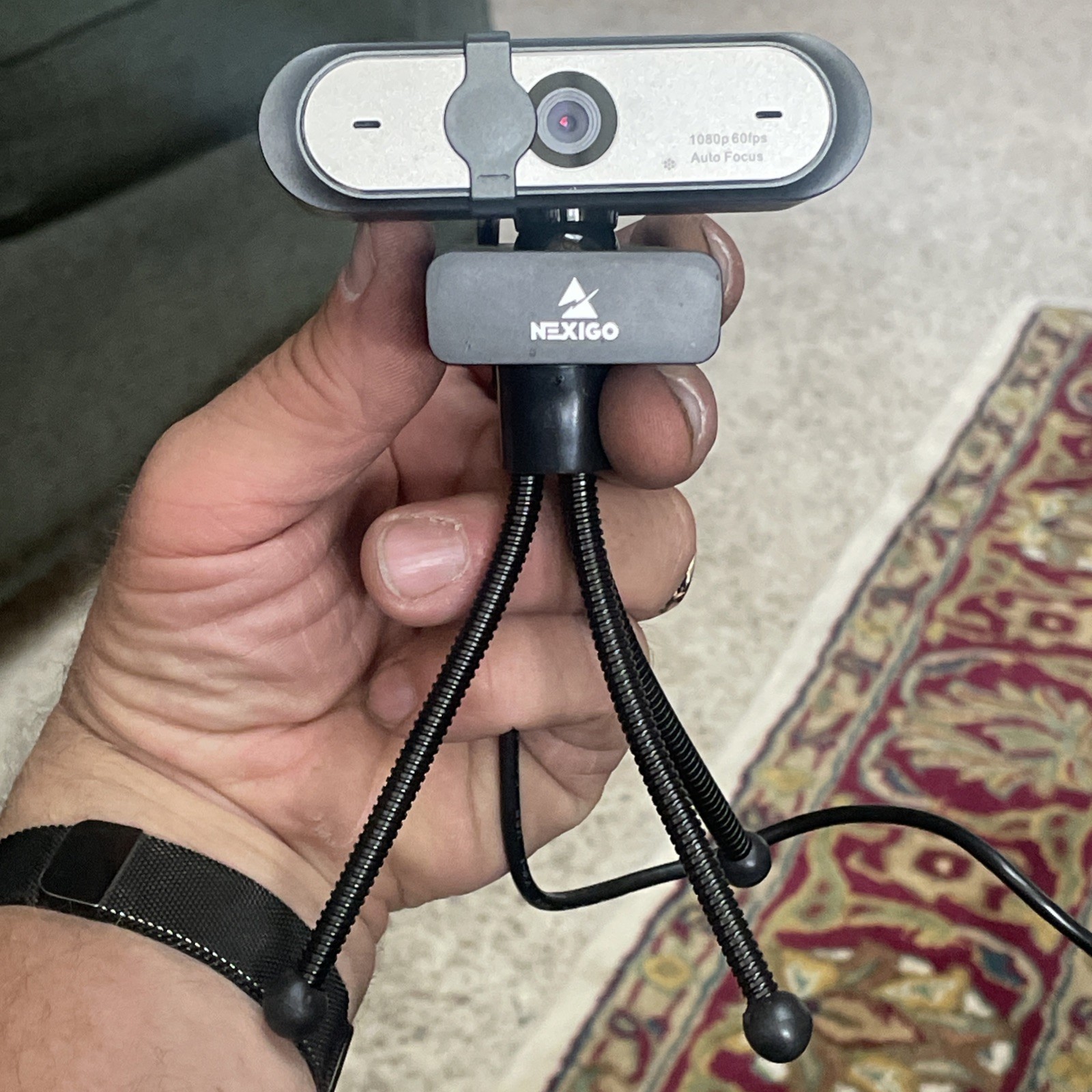 NexiGo N660P Webcam 1080p 60FPS with Dual Microphone