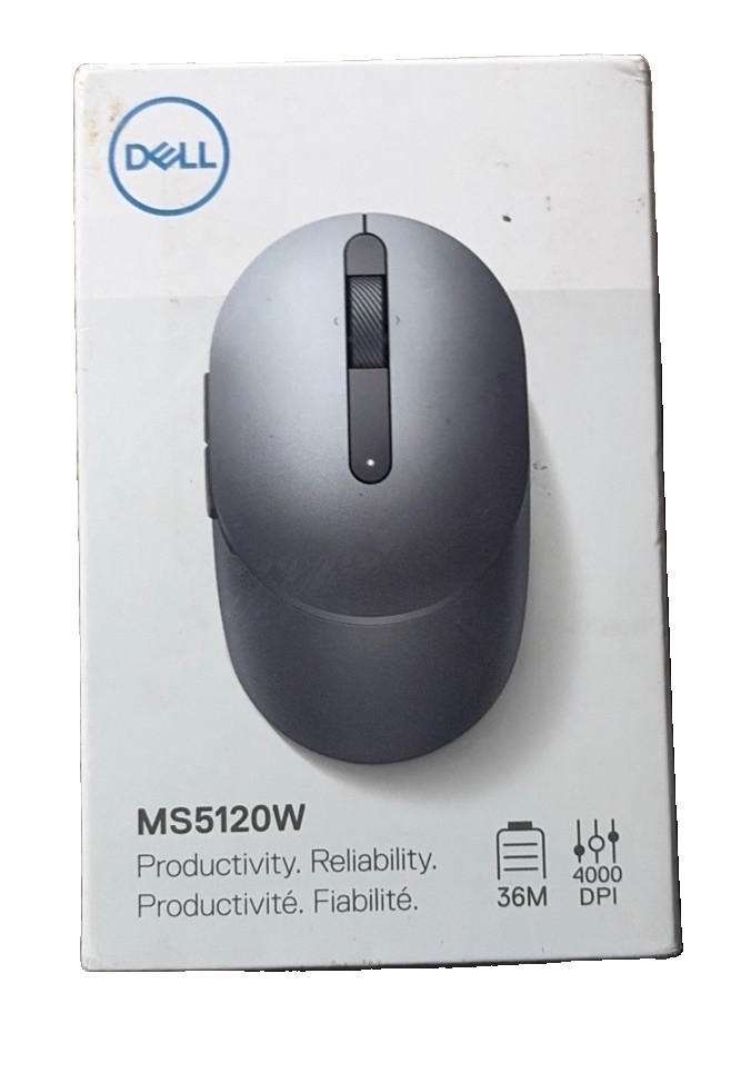 Dell MS5120W-GY MS5120W MOBILE PRO WIRELESS MOUSE TITAN GRAY