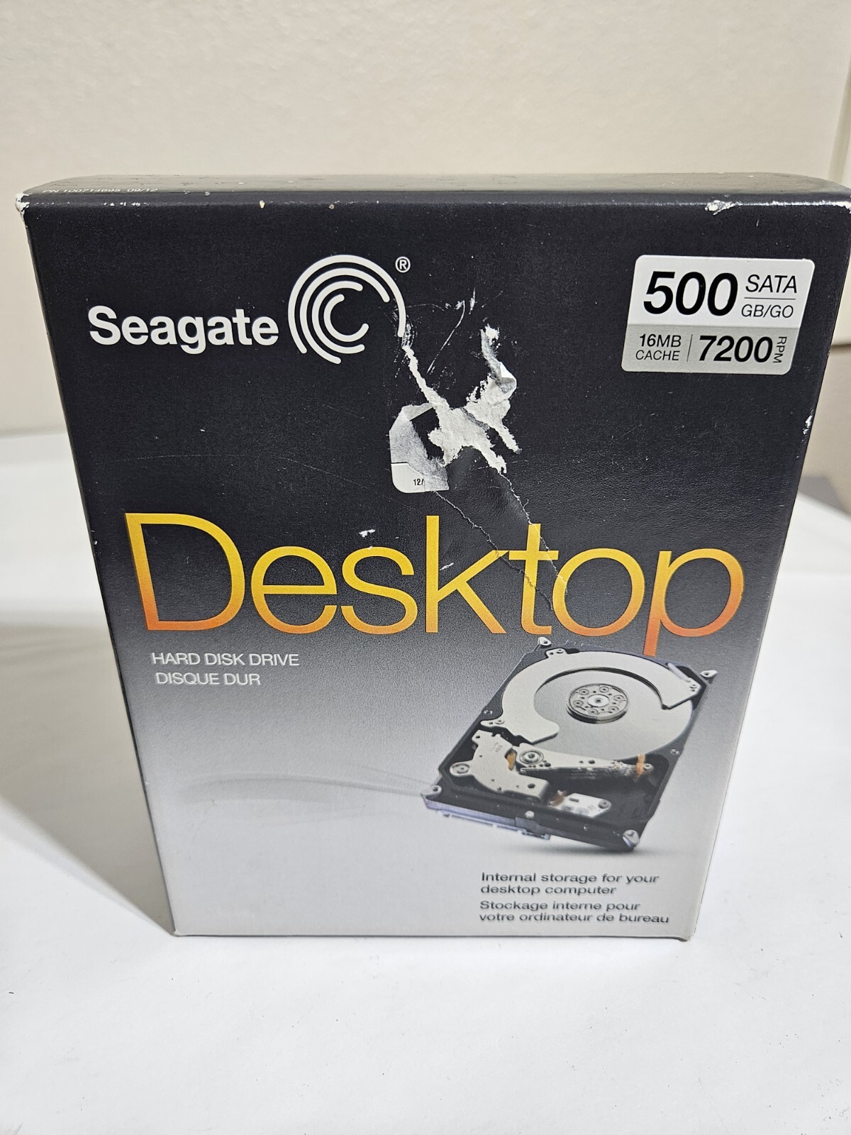 Seagate 500GB 7200 RPM 16MB Cache SATA  3.6" Internal Kit New Sealed Box