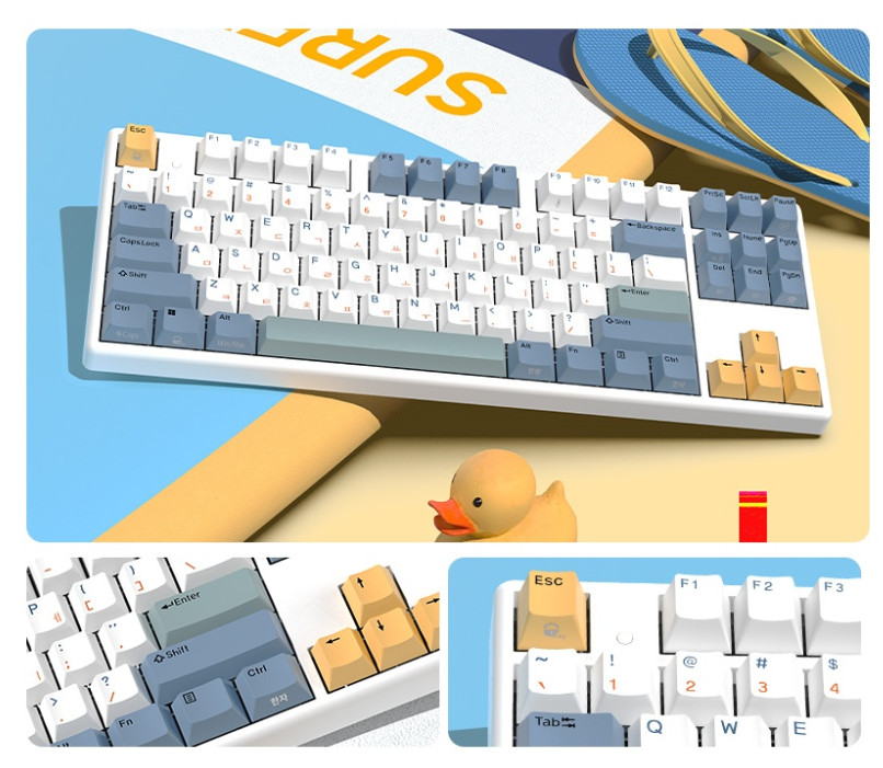 Hansung GK893B Pro Dye-Sub Edition 8K Capacitive Wired / Wireless Keyboard 87Key