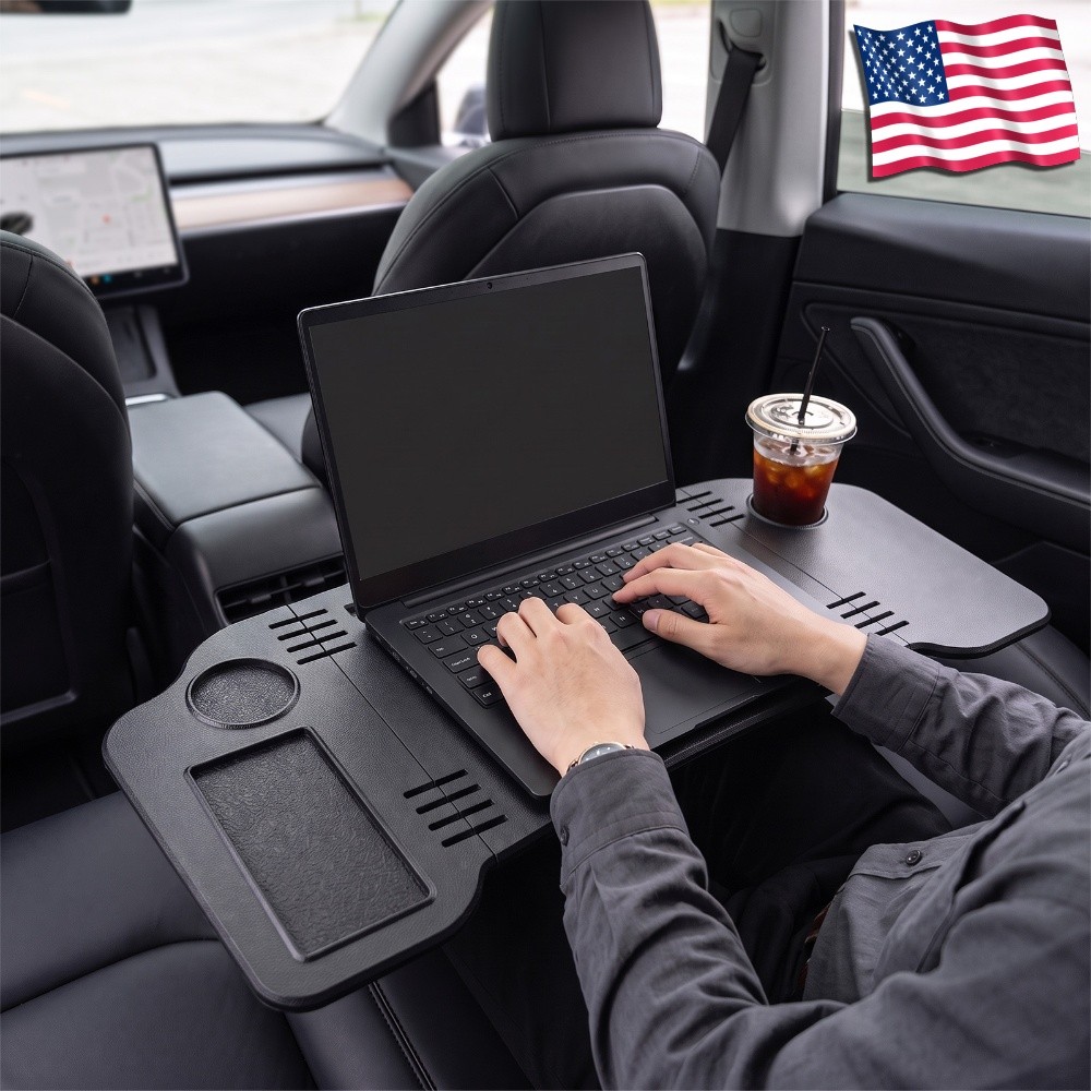 Car Desk Steering Wheel Tray Upgraded Design Foldable Car Table Holder Portable