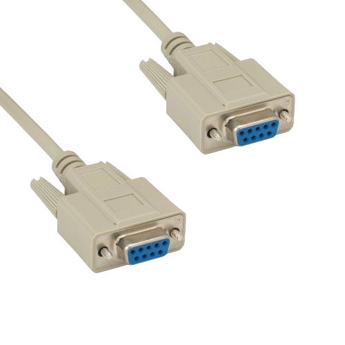 [Lot10] 25Ft DB9 9Pin Female to Female Cable 28AWG Serial RS232 Shielded Straigh