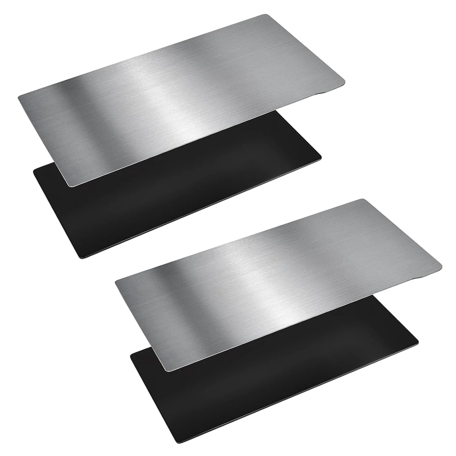 2PCS Flex Build Plate, Spring Steel Flexible Plate Flex Bed and Magnetic Base Pl