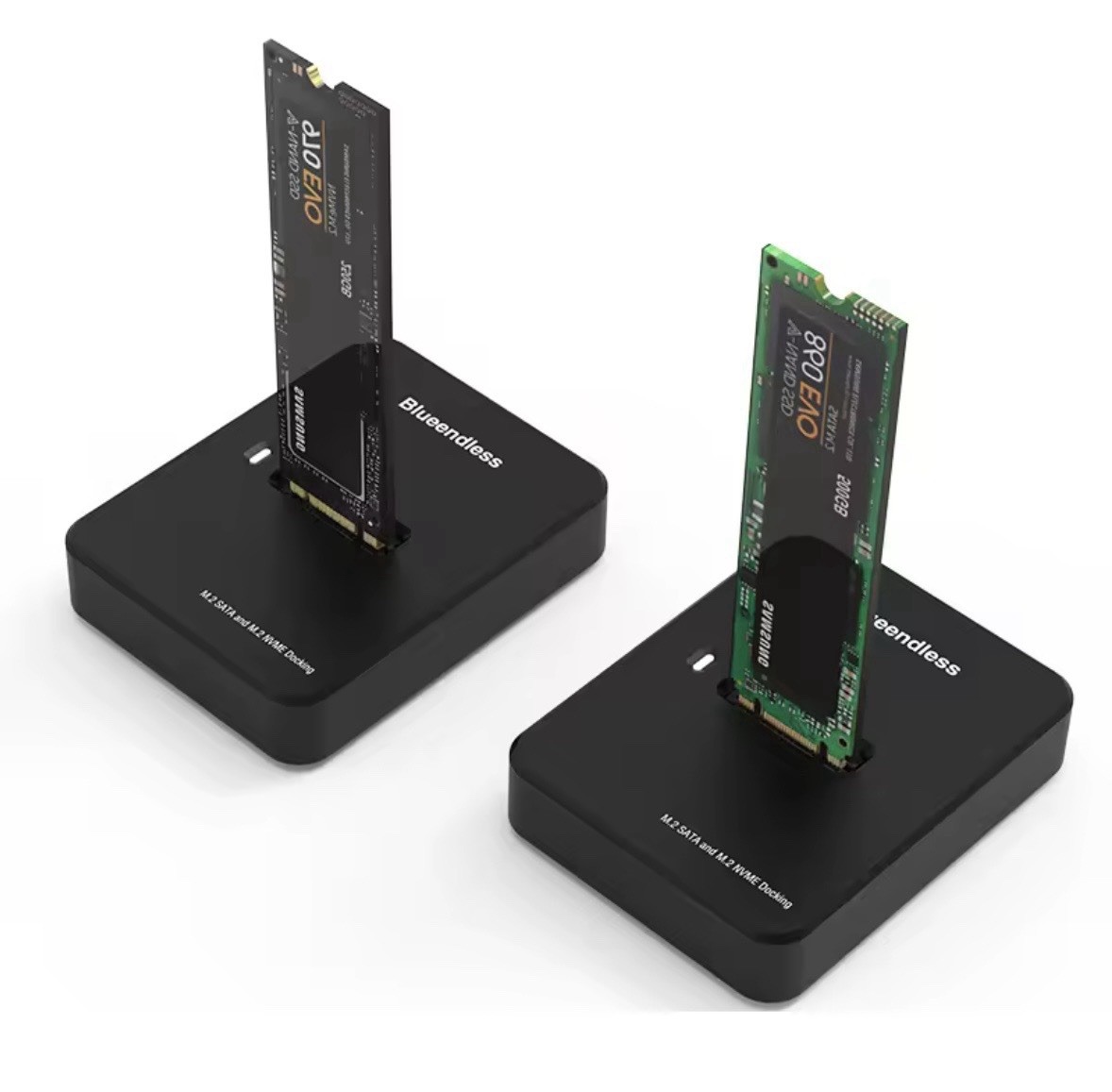 M2 NVME NVME Blueendless Case SSD Read & Write Docking Station 10Gbps