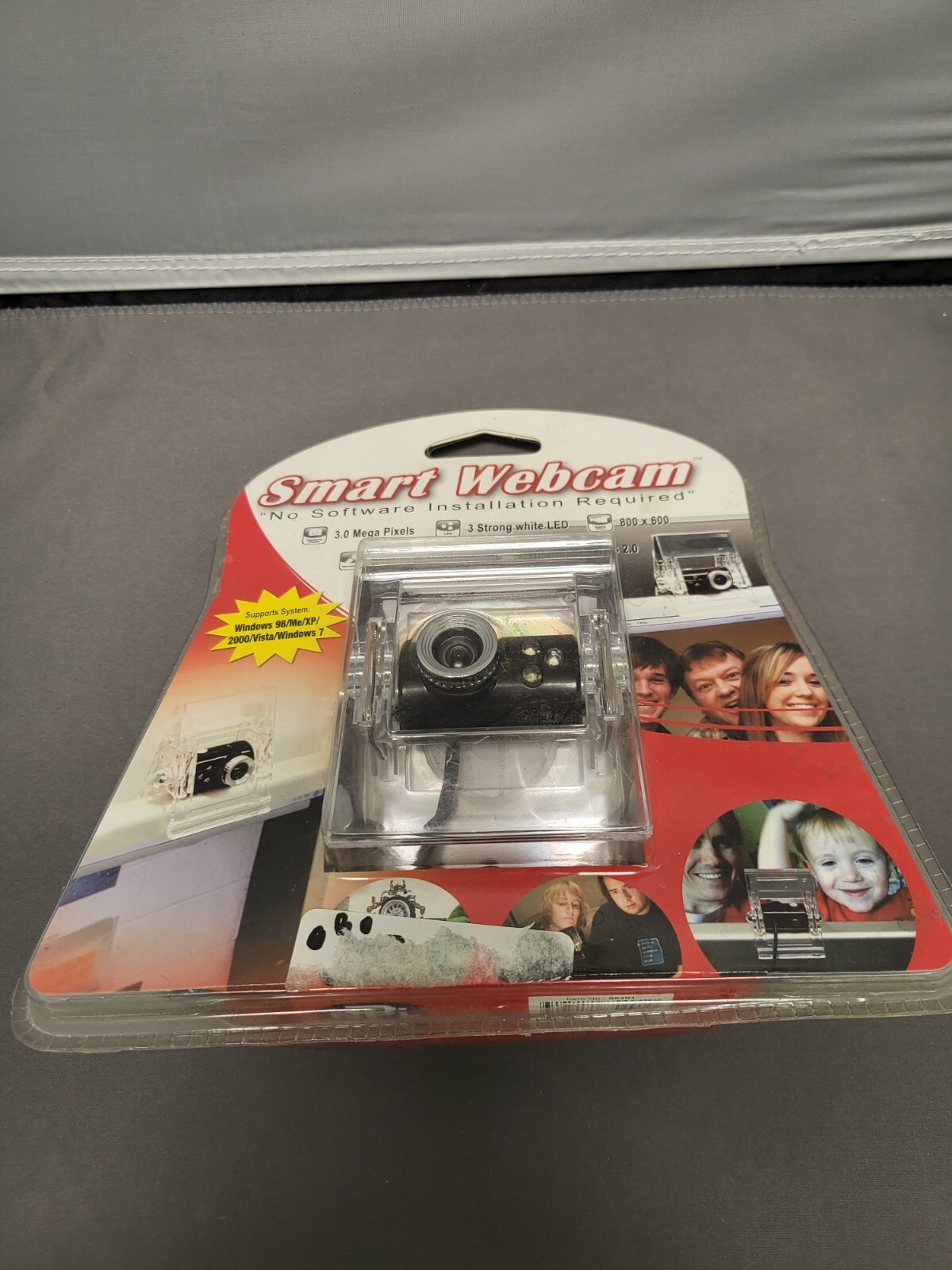 Next Products USB 2.0 Smart Webcam with 3 LEDs Built-in Microphone - 3 MP