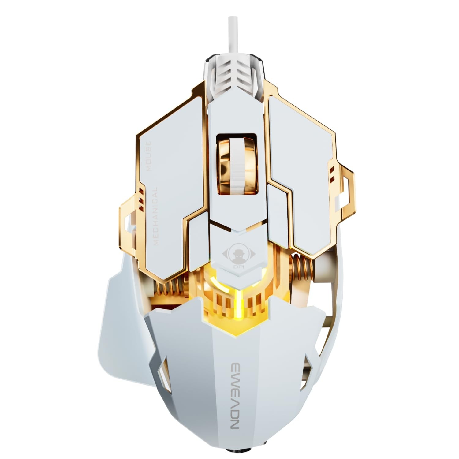 Wired Gaming Mouse with Programmable Buttons, 12800 DPI, RGB Backlit