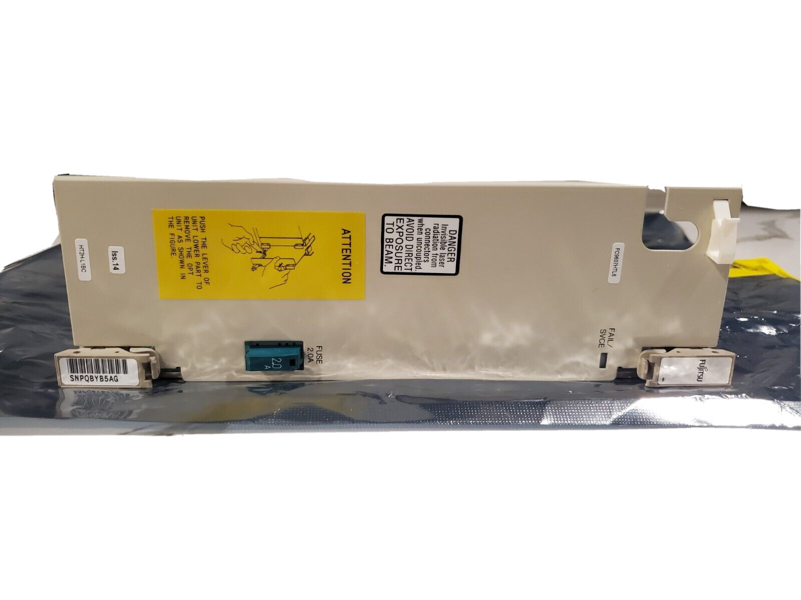 Fujitsu, FC9607HTL6, SNPQBYB, Iss.14, FLM-2400 HS OC-48 SC TRANSMITTER