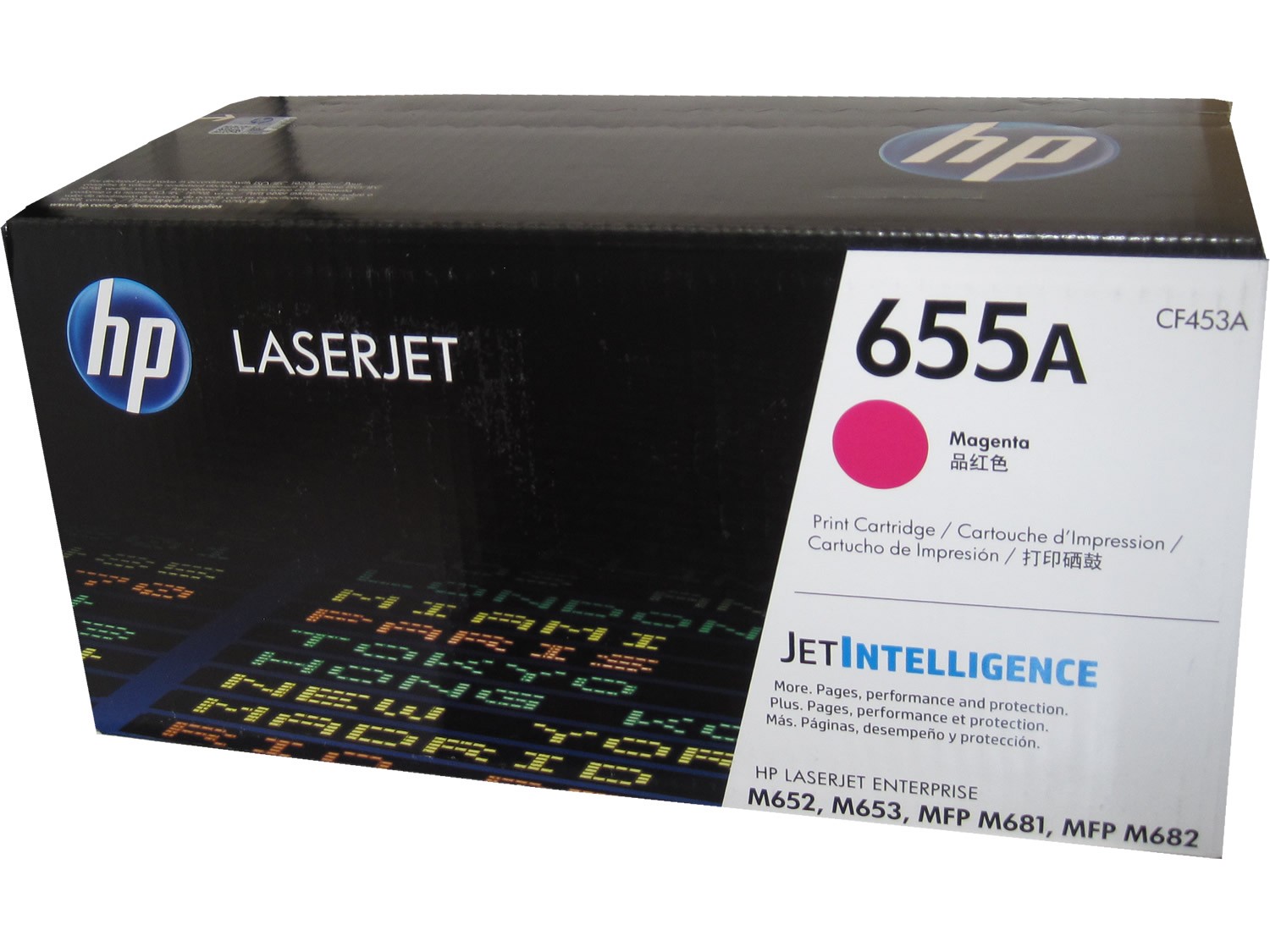 HP CF453A (655A) Magenta Toner Cartridge Genuine OEM Original