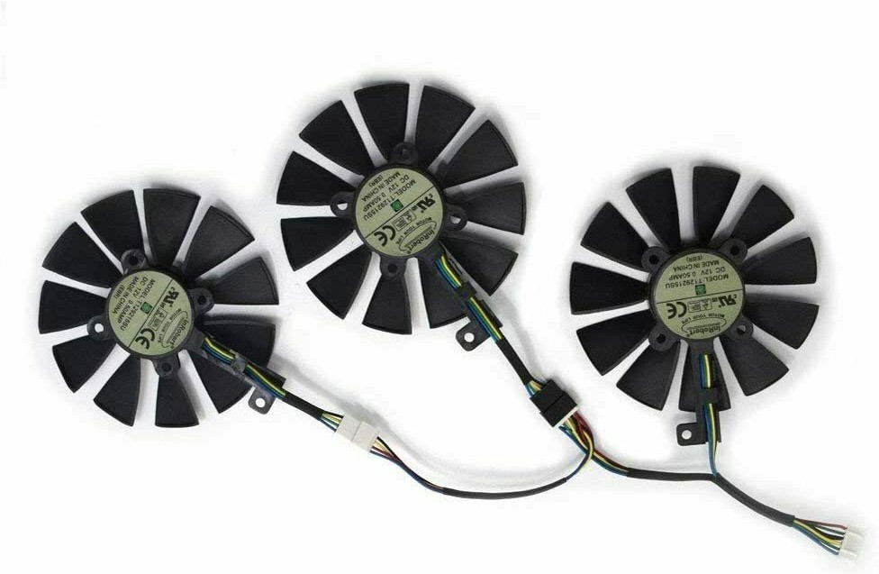 ASUS ROG Strix RX VEGA64 8GB graphics card fan 3PCS/Set T129215SU T129215SM