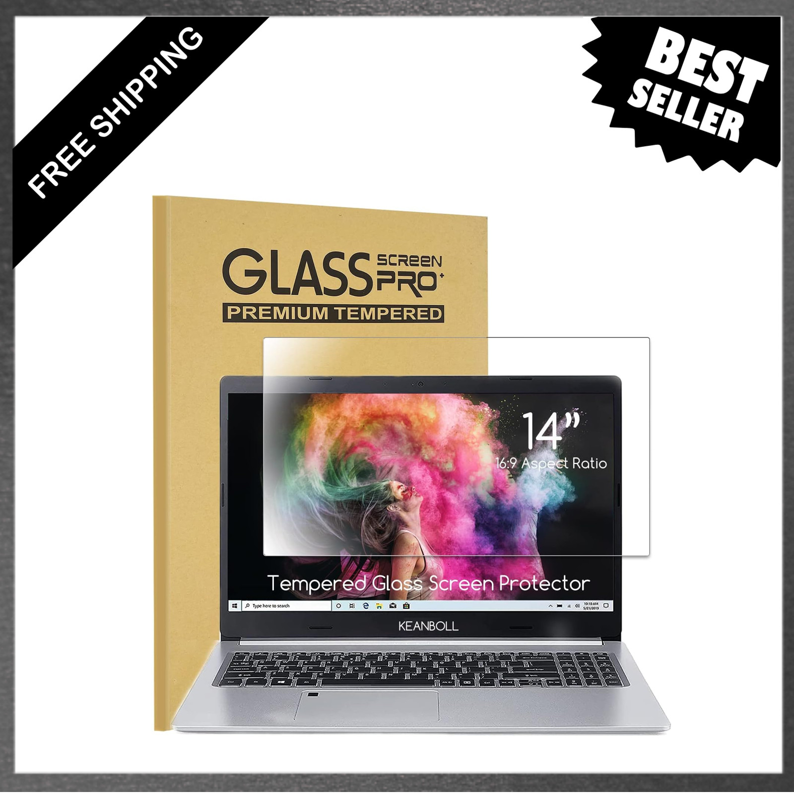 14 Inch Laptop Screen Protector Tempered Glass 14 Inch 16:9 Aspect Ratio