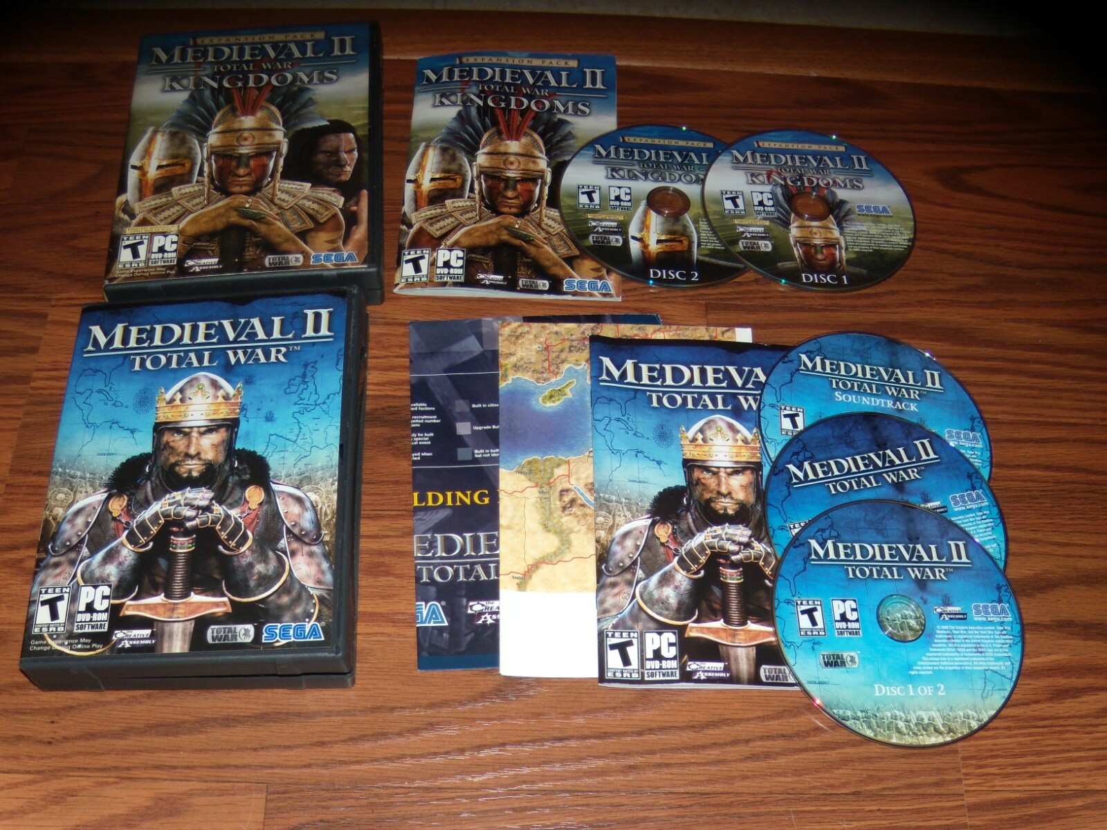 2 PC Games: Medieval II Total War and Medieval II Total War Kingdoms Expansion 