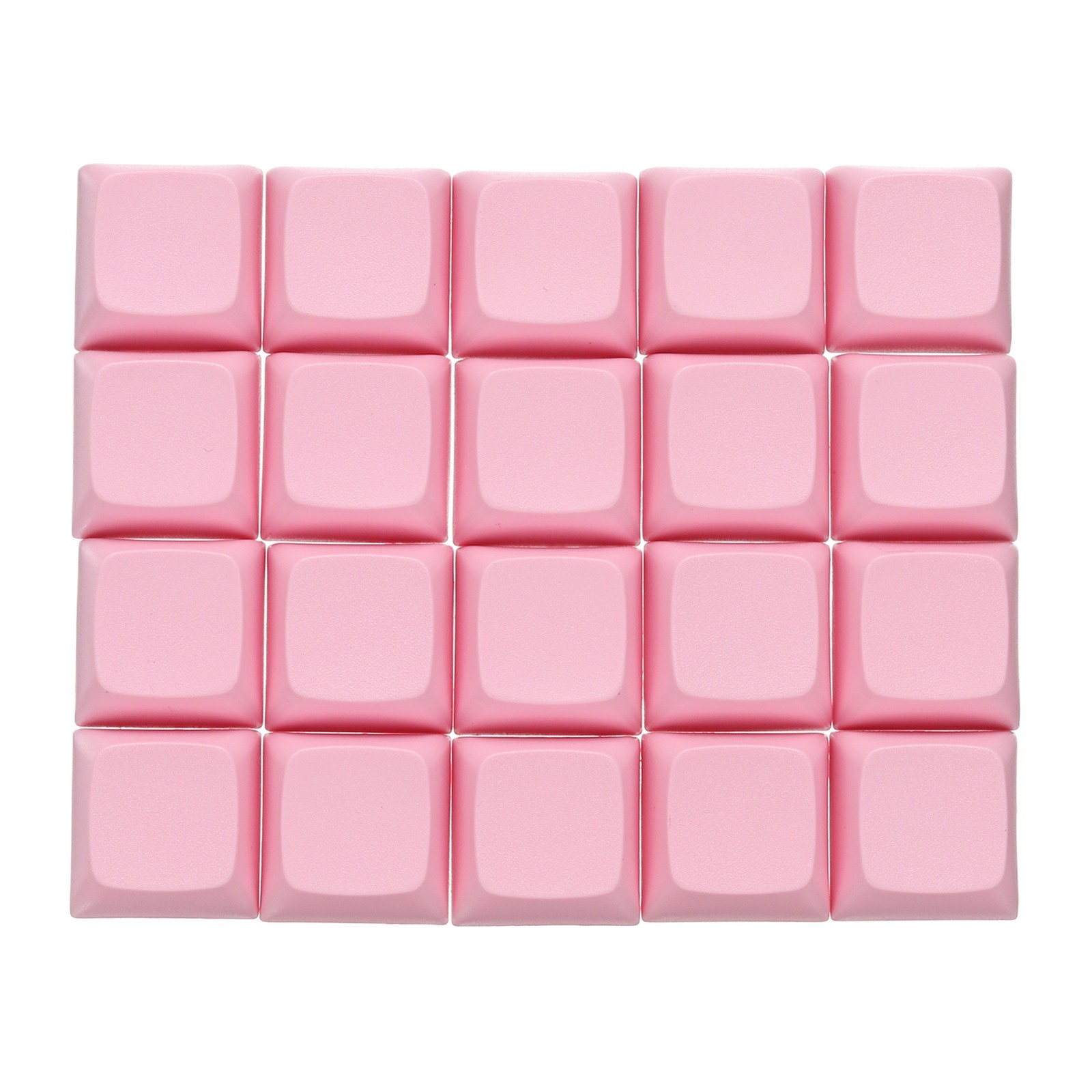 20Pcs PBT Keycap Set Mechanical Numeric Keypads for Keyboard Pink