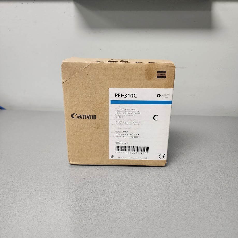 Canon PFI-310 Ink Tank 2360C001,  Cyan  for Canon imagePROGRAF TX-4000 Exp 2021