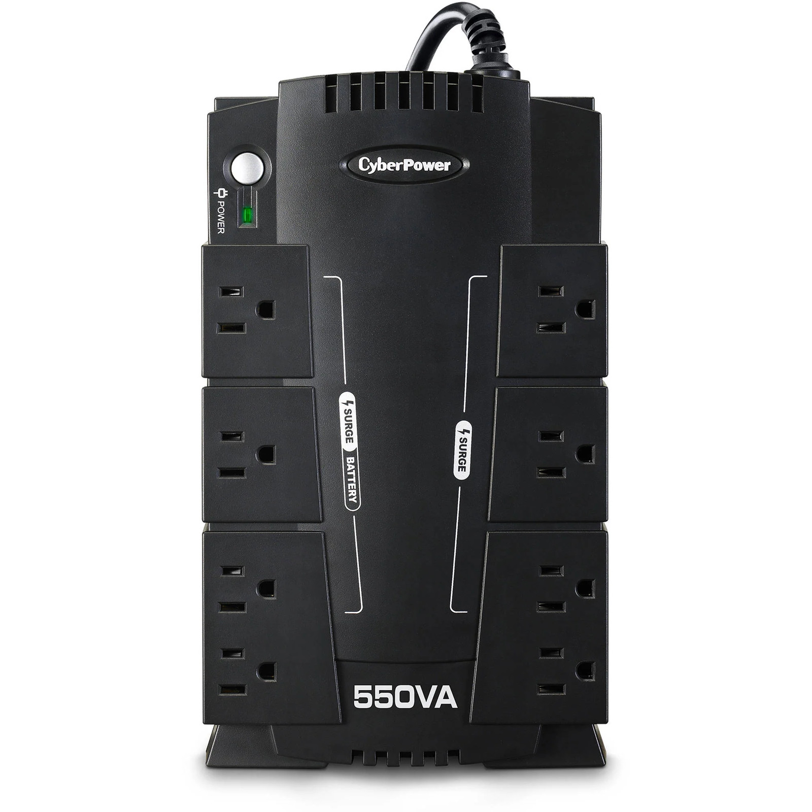 CyberPower CP550SLG-R 550VA/330W 8 Outlets Compact UPS - Certified Refurbished