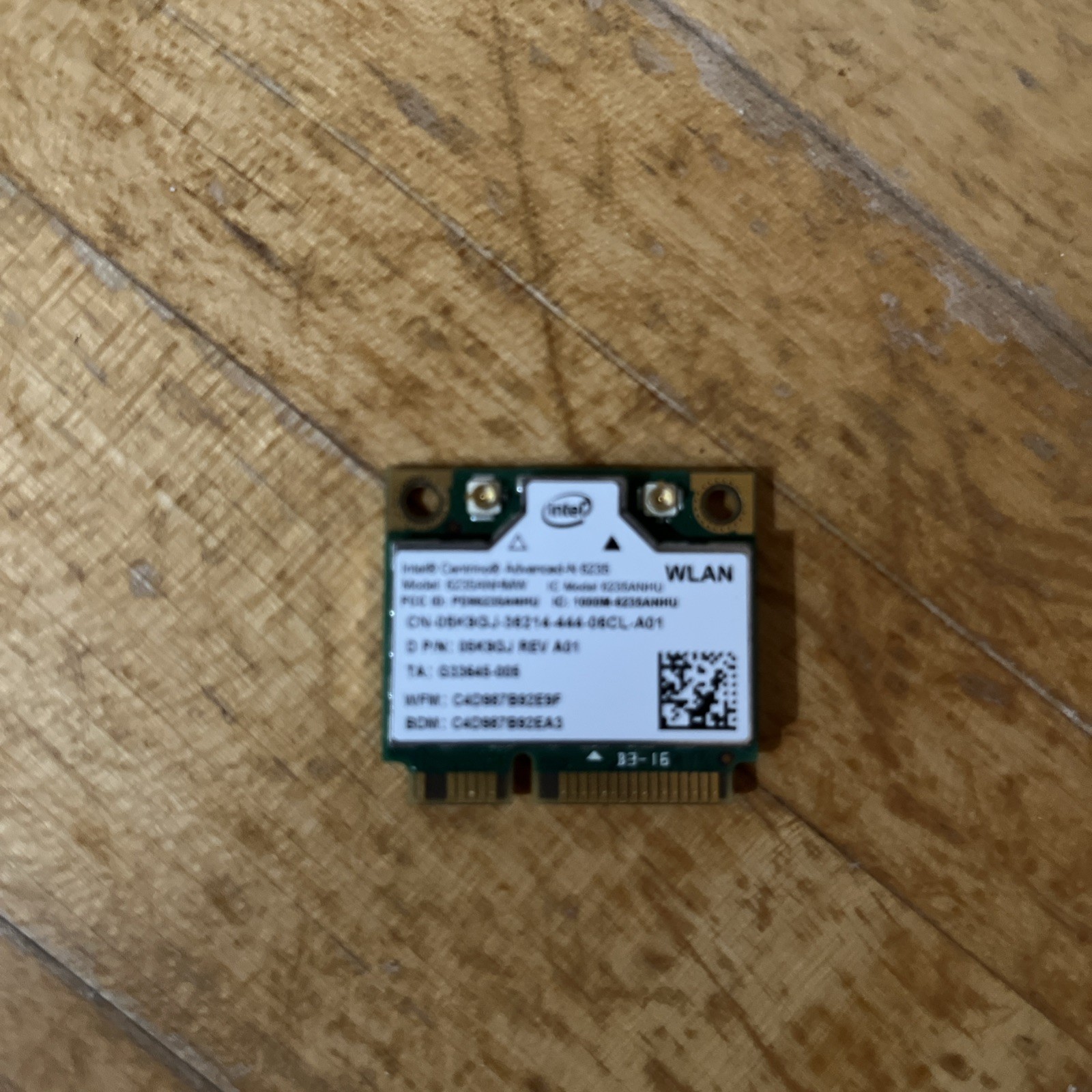 Dell OEM 5K9GJ Intel Advanced-N 6235 802.11a/b/g/n 6235ANHMW BT 4.0 PCIe Half