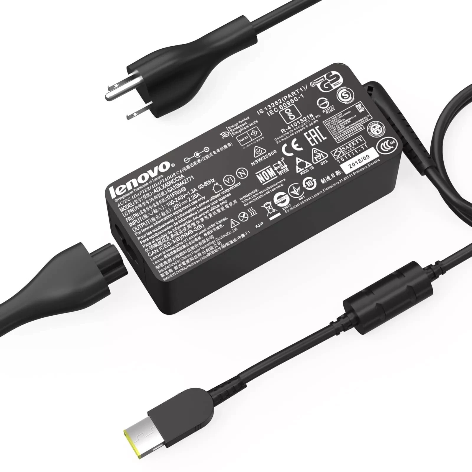 New Genuin OEM 45W USB Adapter Charger For Lenovo ThinkPad T440 T450 T570