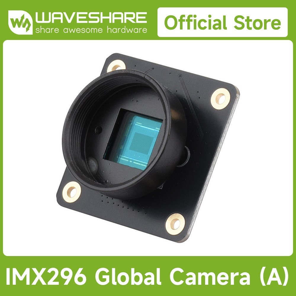 Waveshare IMX296 Global Shutter Camera Module (A), IMX296 Sensor Chip, 1.6MP
