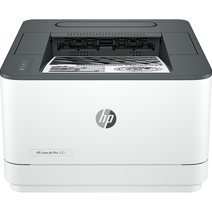 HP LaserJet Pro 3001dw Laser Printer, Black And White Mobile Print Up to 50,000