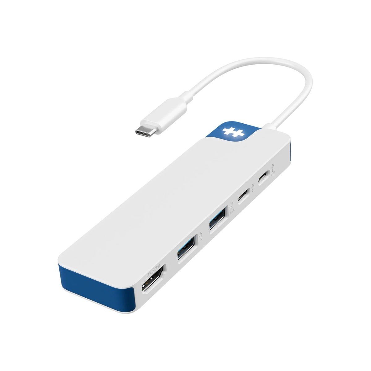 Hyper - HyperDrive Flex 5 Port USB-C Hub - Blue - 4K HDMI - HD4101
