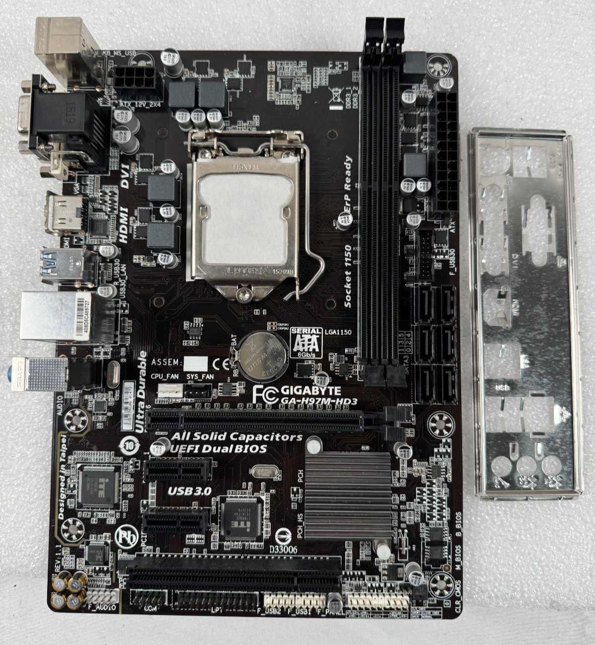 Gigabyte GA-H97M-HD3 H97m Mainboard mATX Sockel 1150