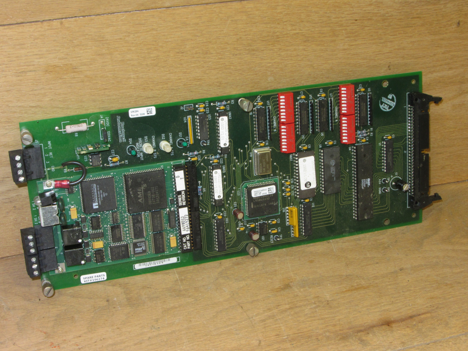 Allen Bradley 196274 SPK Drive Control Board 196284 REV 03 and 04 used CSQ