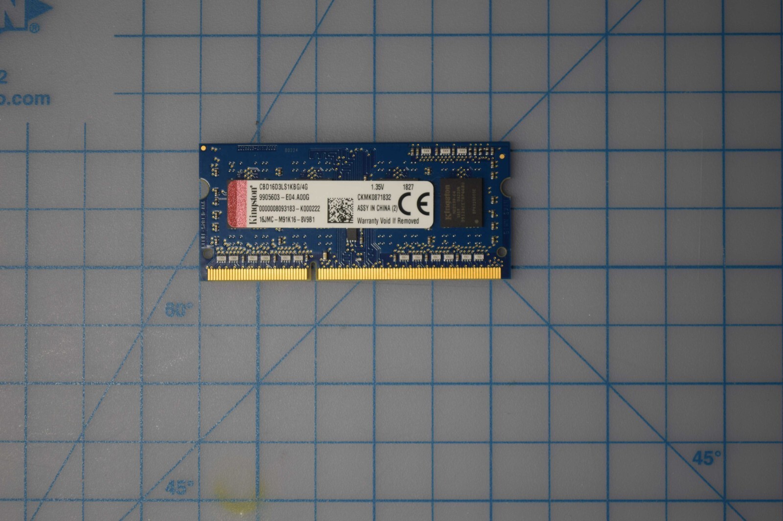 KINGSTON 4GB Ddr3 PC3L- 12800 Sodimm Memory Ram Grade A 9905603-E04