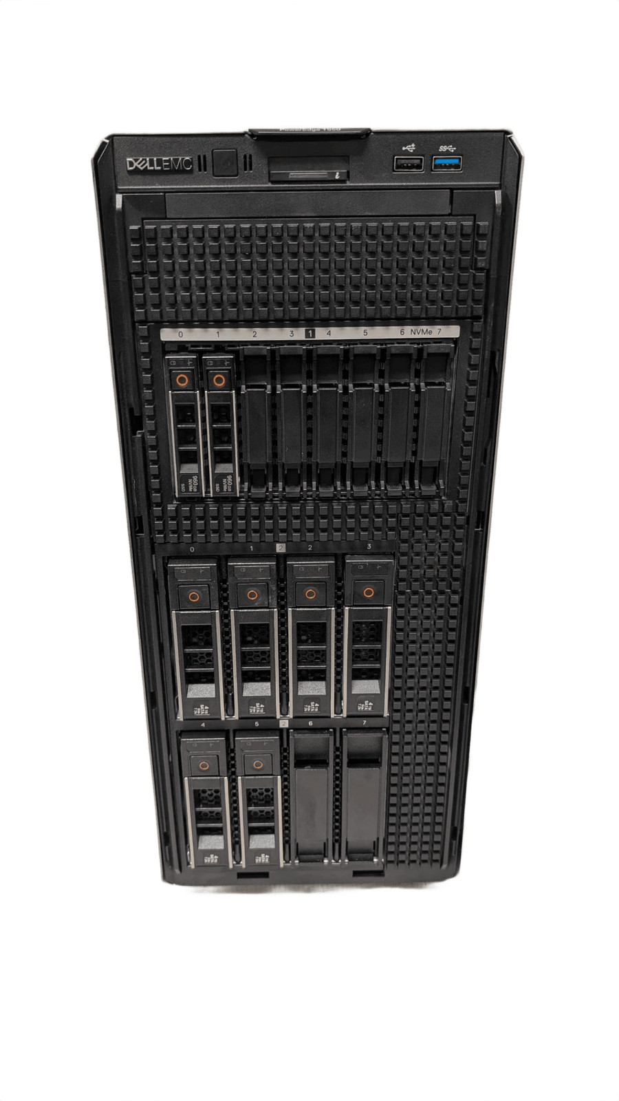 Dell PowerEdge T550 8LFF 8SFF 2x Silver 4309Y | 128GB | H755N Nvme | 2x 600w