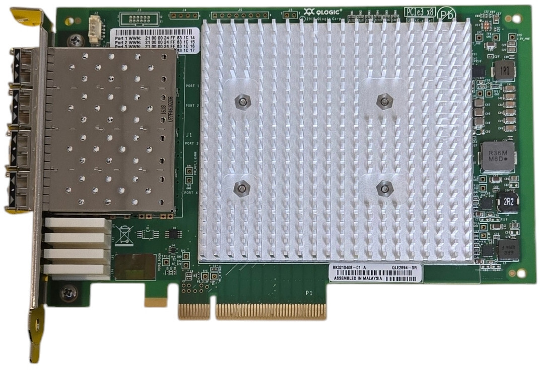 Qlogic QLE2694-SR Quad Port 16Gb Fibre Channel PCI-E HBA w/SFPs